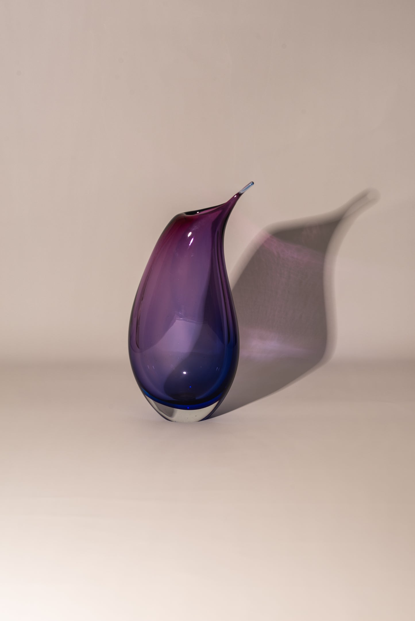 Teardrop Murano vase