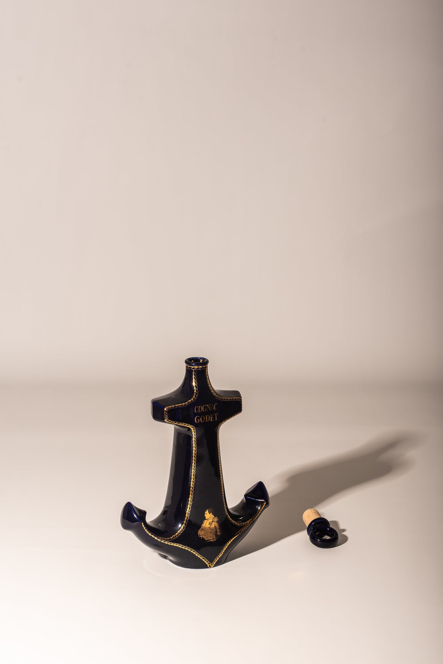 Anchor cognac godet - Navy blue