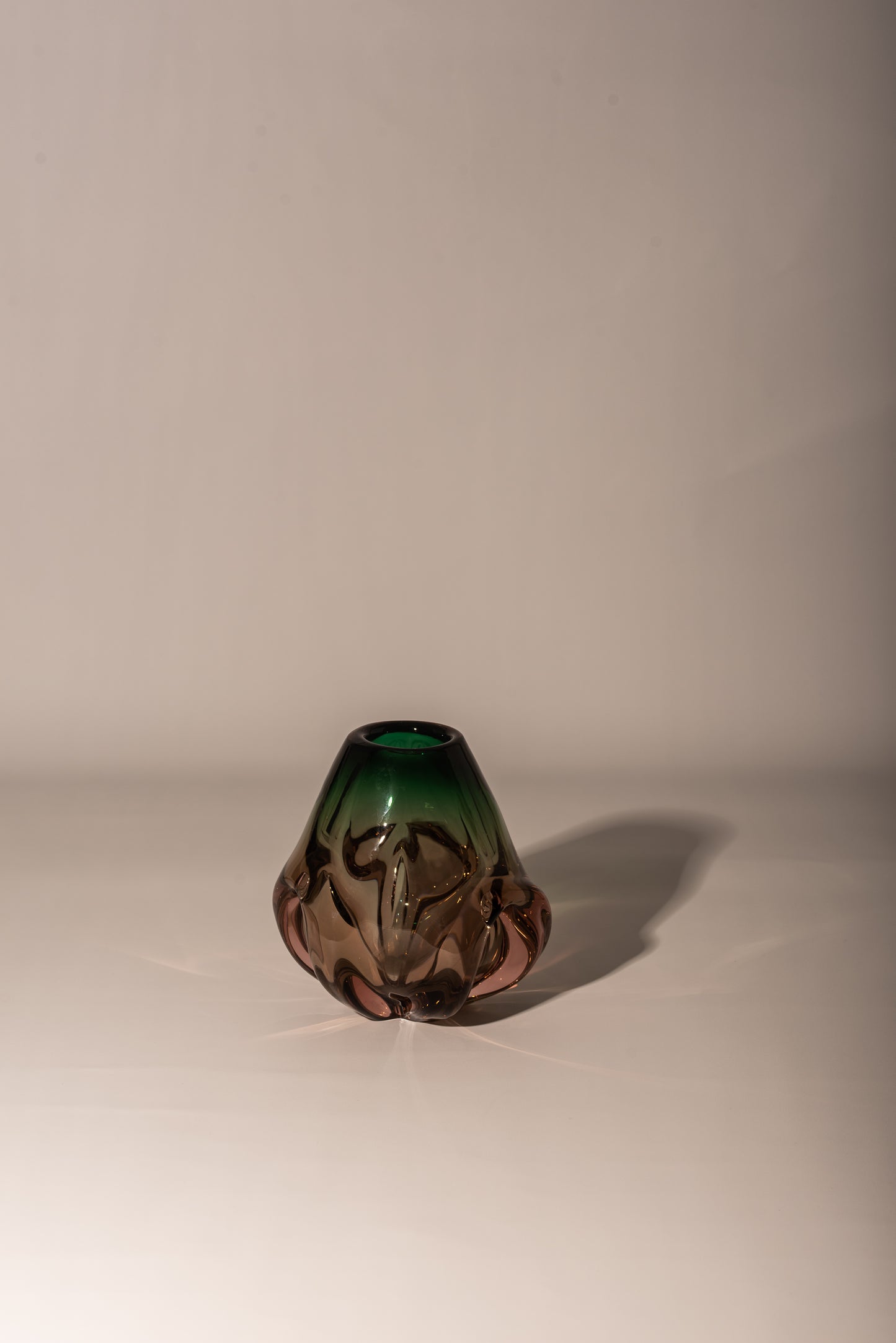 Organic base Murano vase