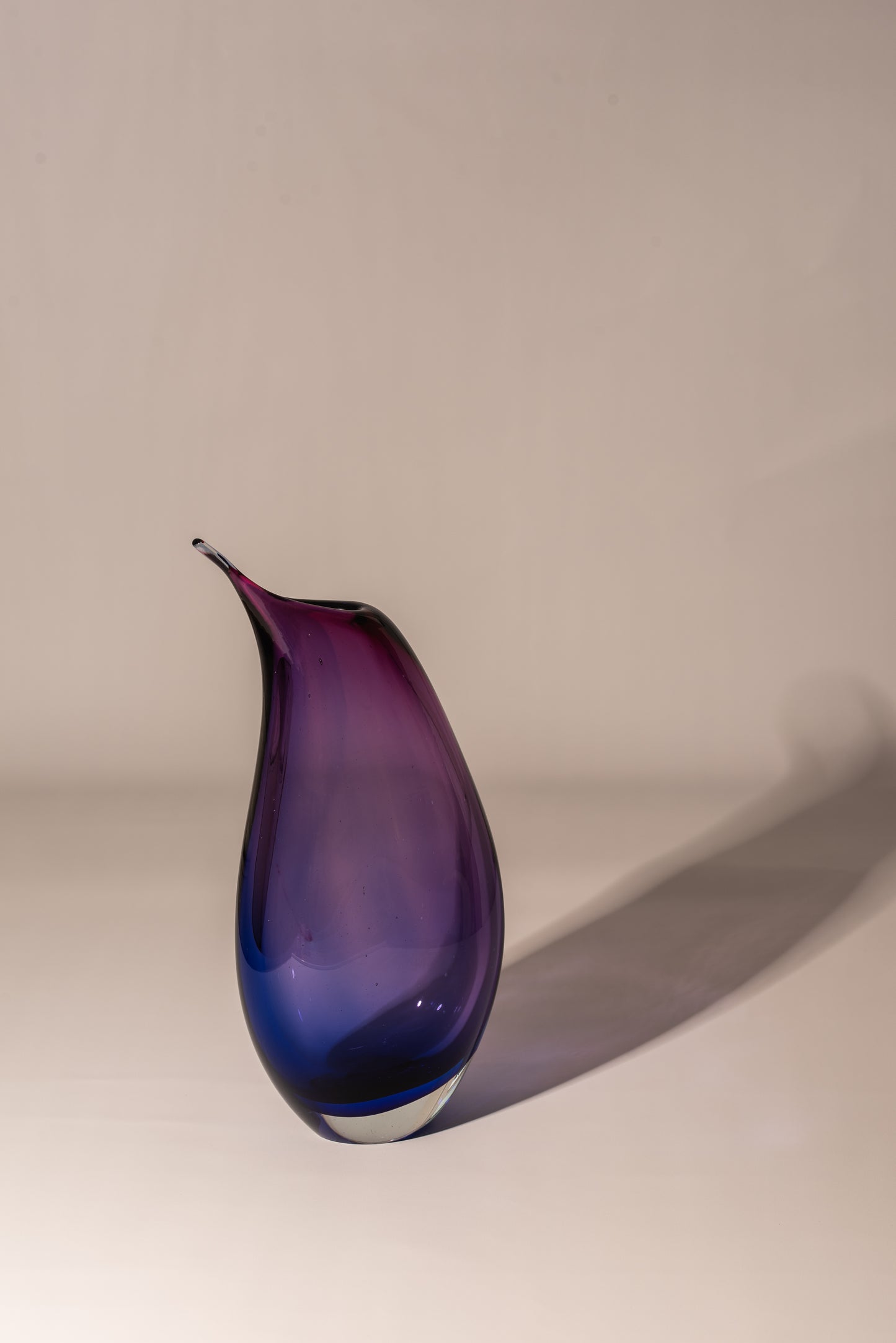 Teardrop Murano vase