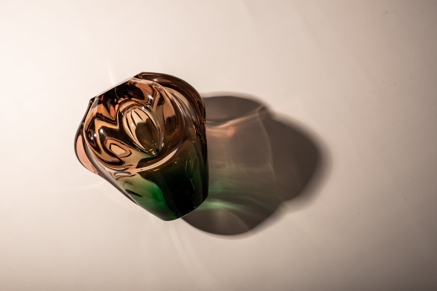 Organic base Murano vase