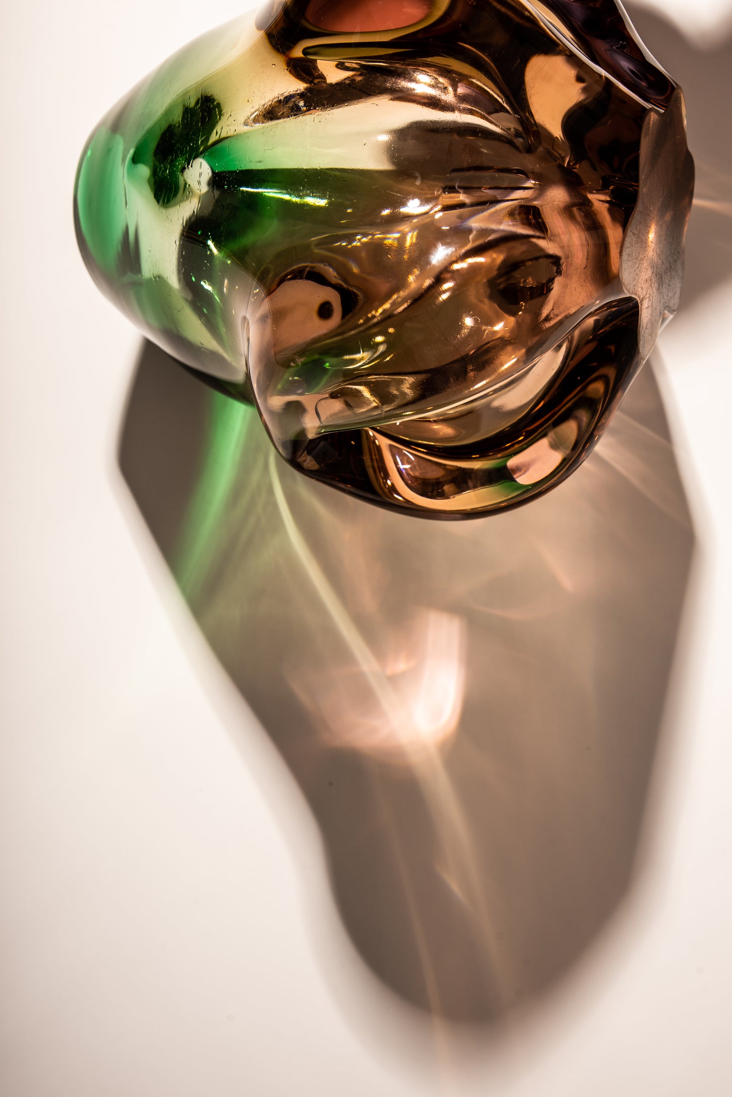 Organic base Murano vase