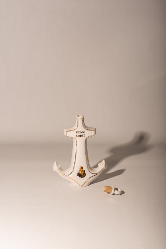 Anchor cognac godet - White