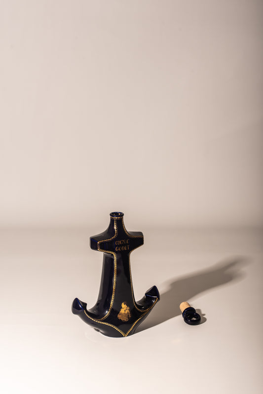 Anchor cognac godet - Navy blue