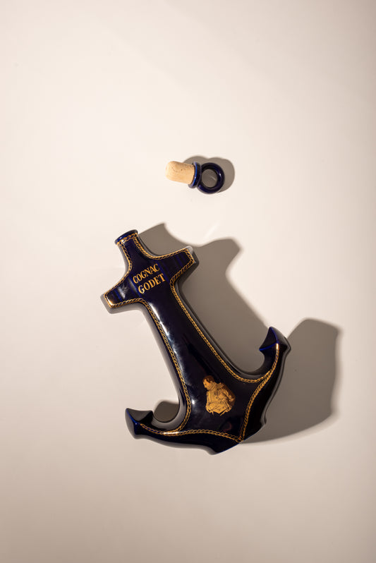 Anchor cognac godet - Navy blue