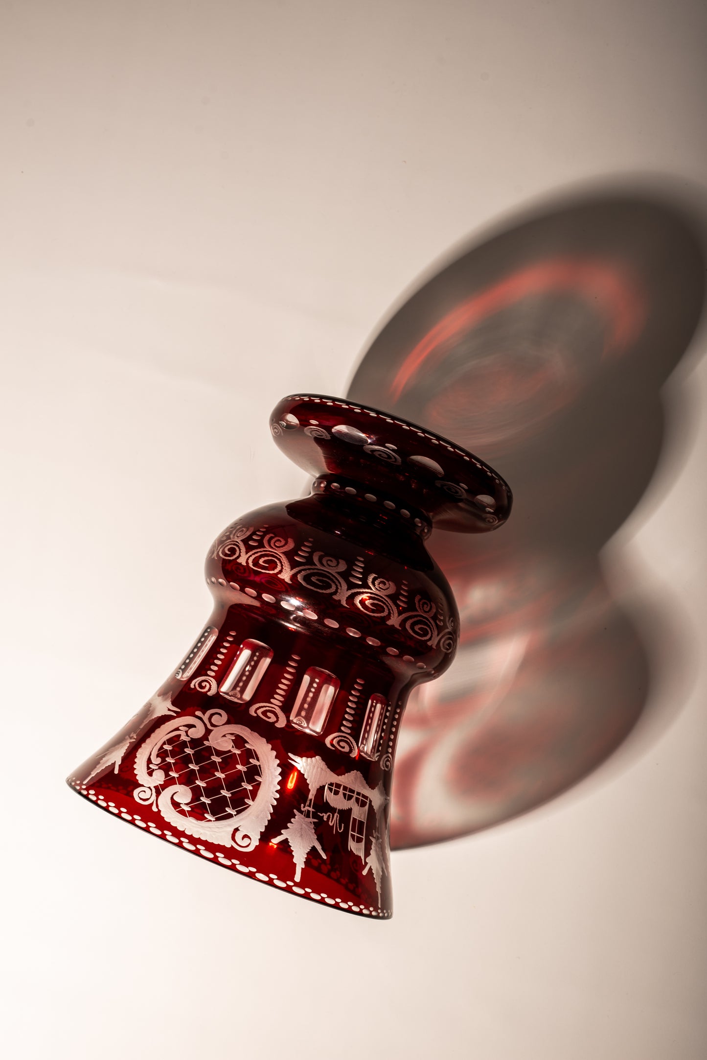 Bohemian ruby vases
