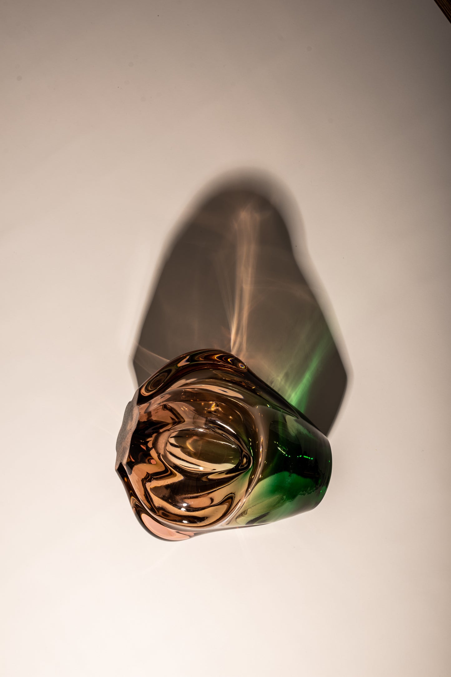 Organic base Murano vase