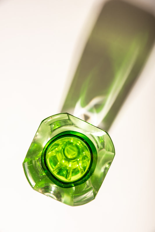 Green Murano vase